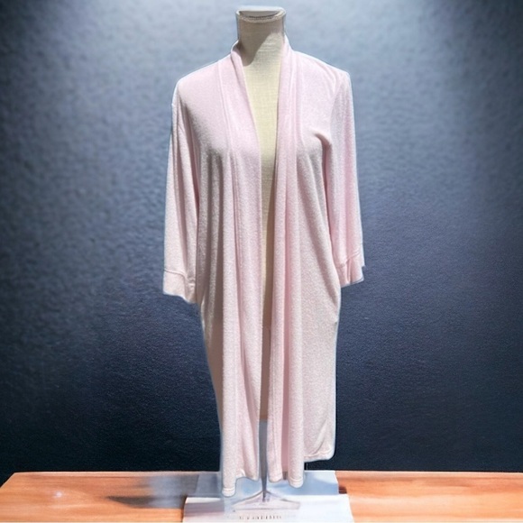 🌻NATORI Light Pink Blush Terrycloth Robe Size Small - Picture 1 of 5